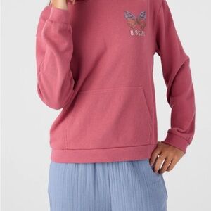 O'Neill Girls Fallon Pullover Fleece Berry Size Medium